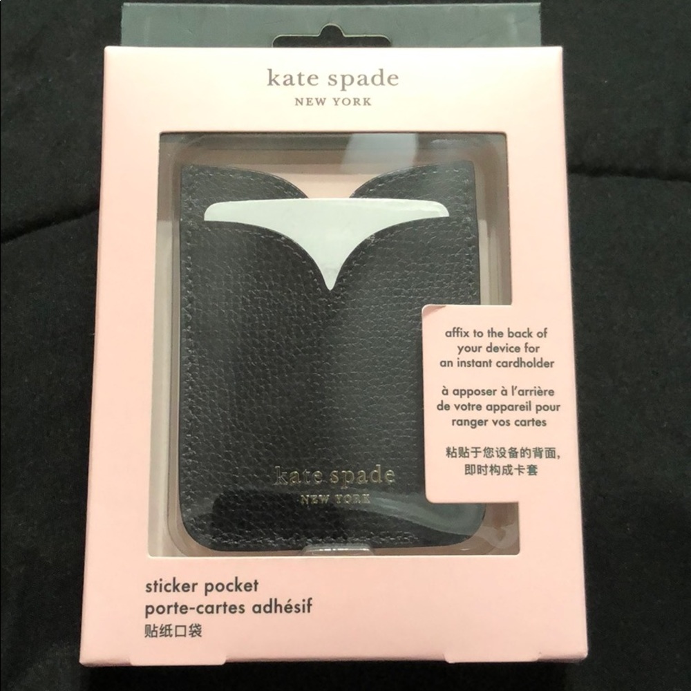 Kate Spade sticker pocket